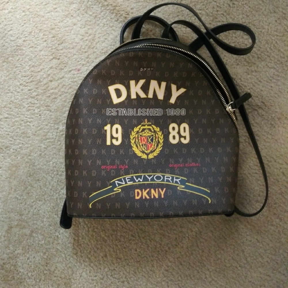 DKNY Scarf print signature Backpack